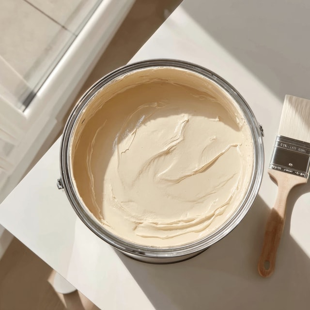 ATRIA microcement bucket in beige