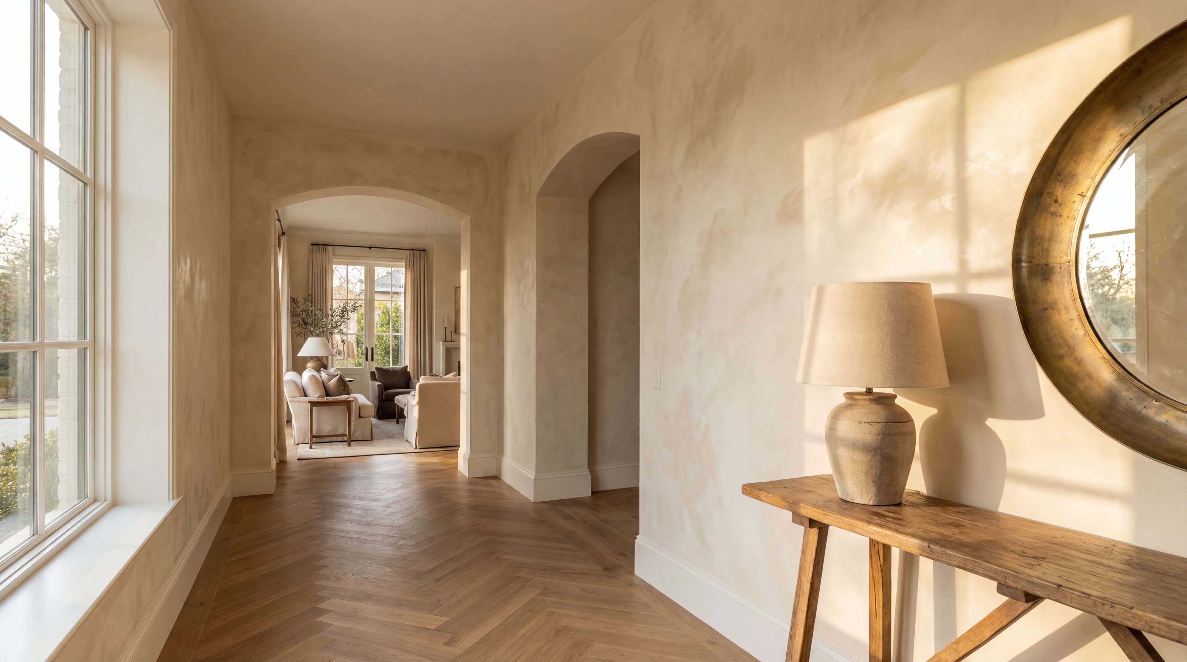 Limewash: Hallway / Entry