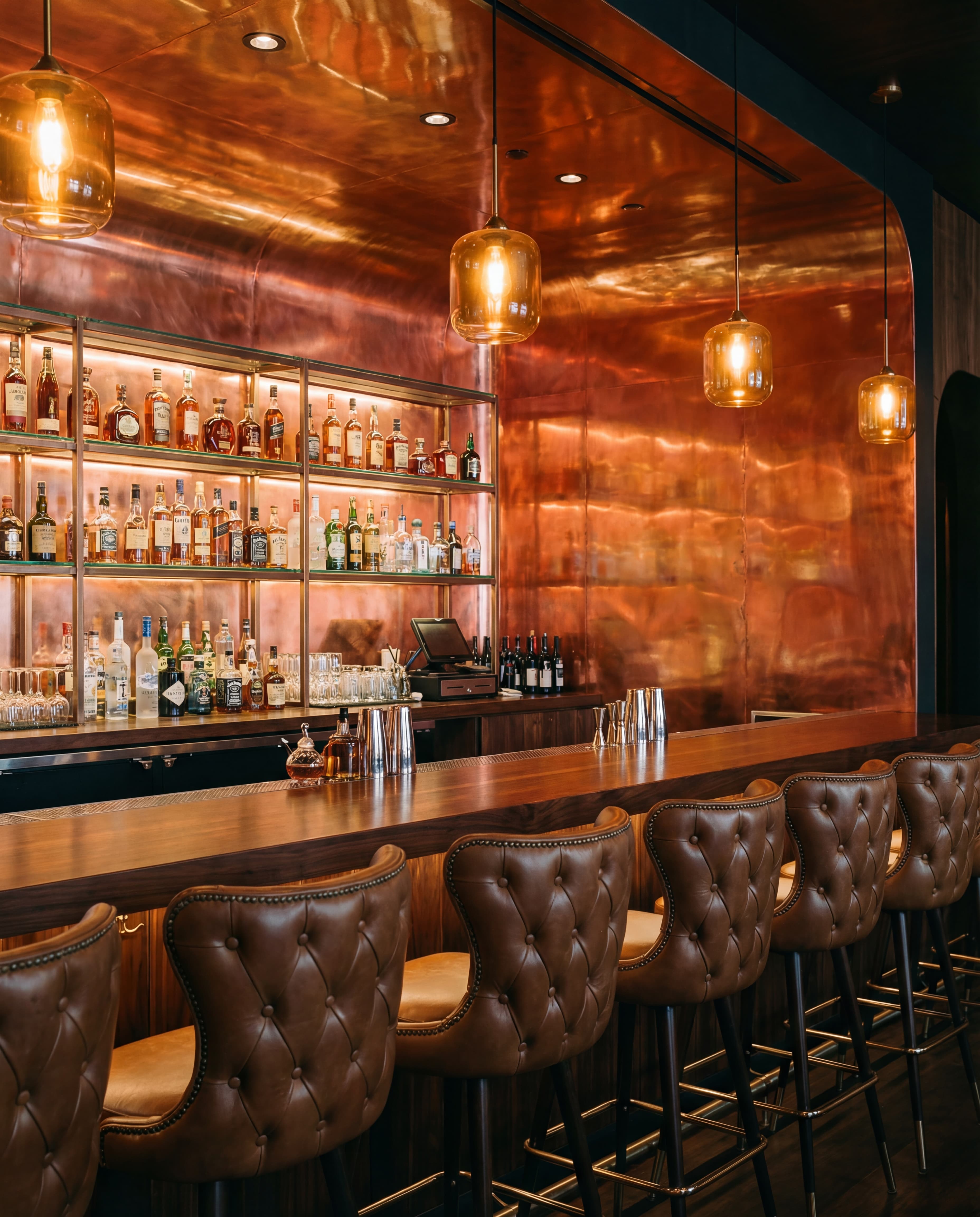 Restaurant Bar Back Wall